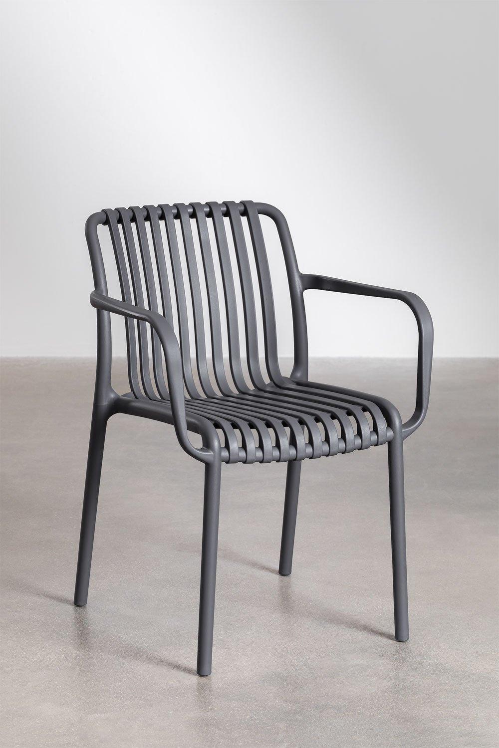 Sklum Silla De Jardín Con Reposabrazos En Polipropileno Wendell