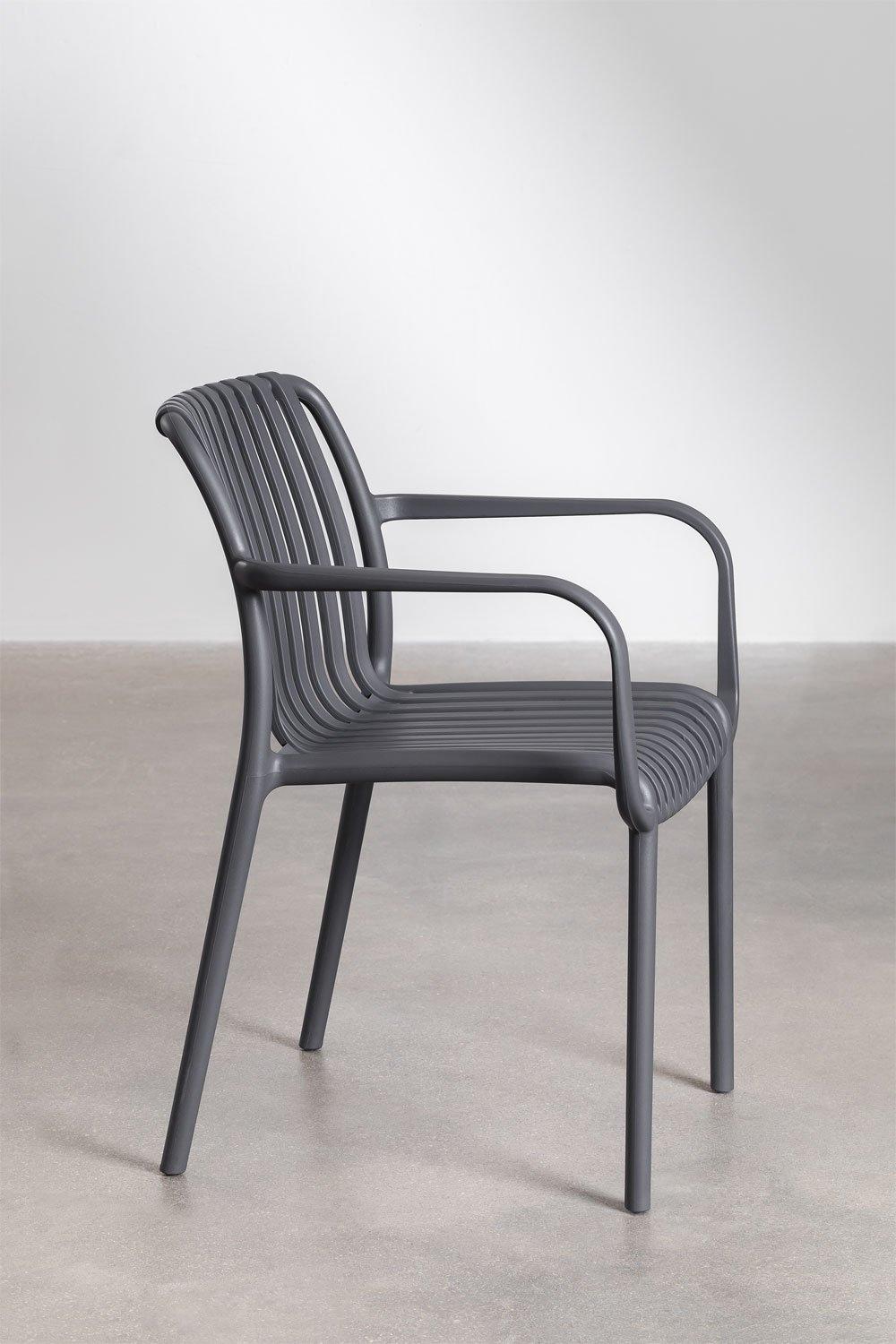 Sklum Silla De Jardín Con Reposabrazos En Polipropileno Wendell