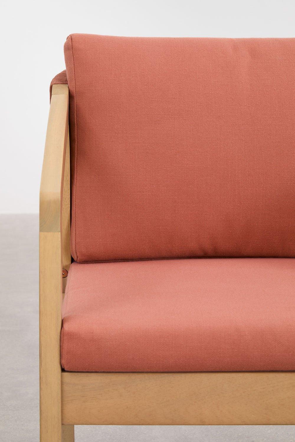 Sklum Silla De Jardín En Madera De Acacia Y Cuerda Trenzada Kaela