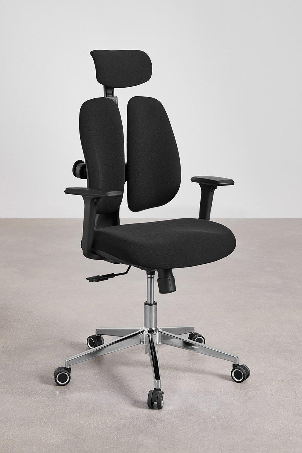 Sklum Silla De Oficina Con Ruedas Y Reposabrazos Belcaire