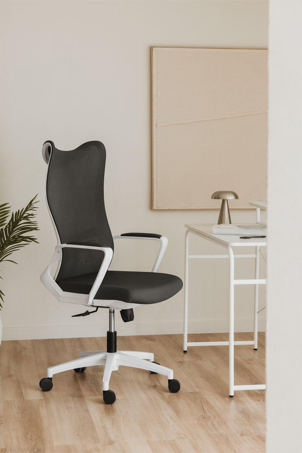 sklum Silla de oficina con ruedas y reposabrazos Ribaute