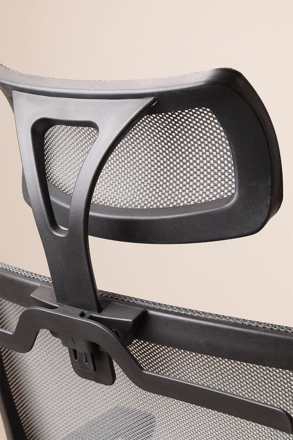 Sklum Silla De Oficina Con Ruedas Y Reposacabezas Teill Black