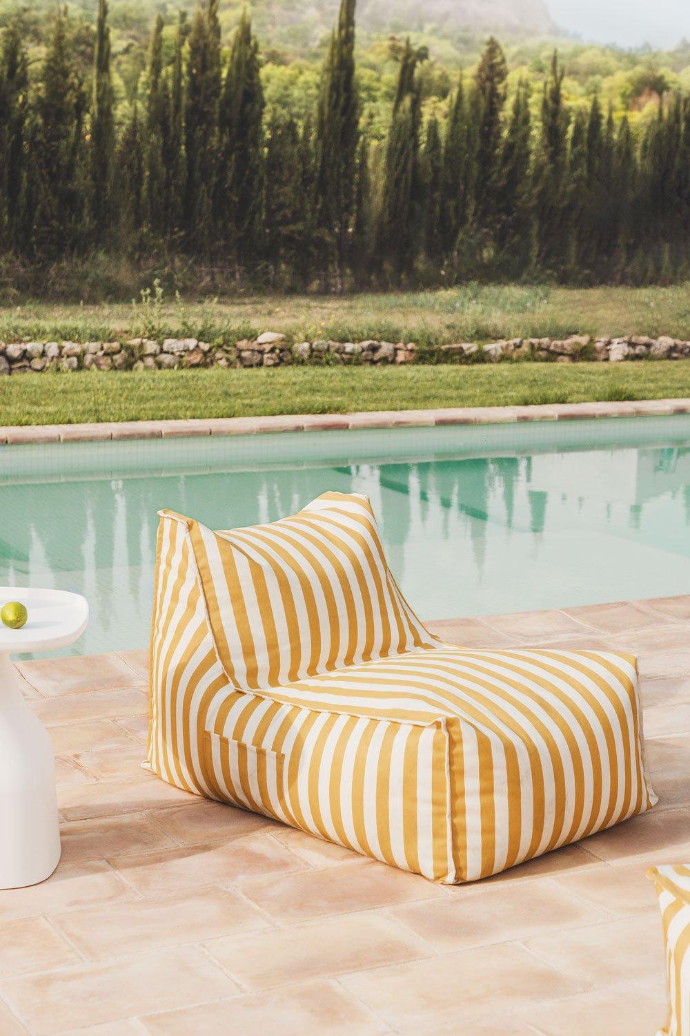 sklum Sillón para sofá modular de jardín en tela Sandel