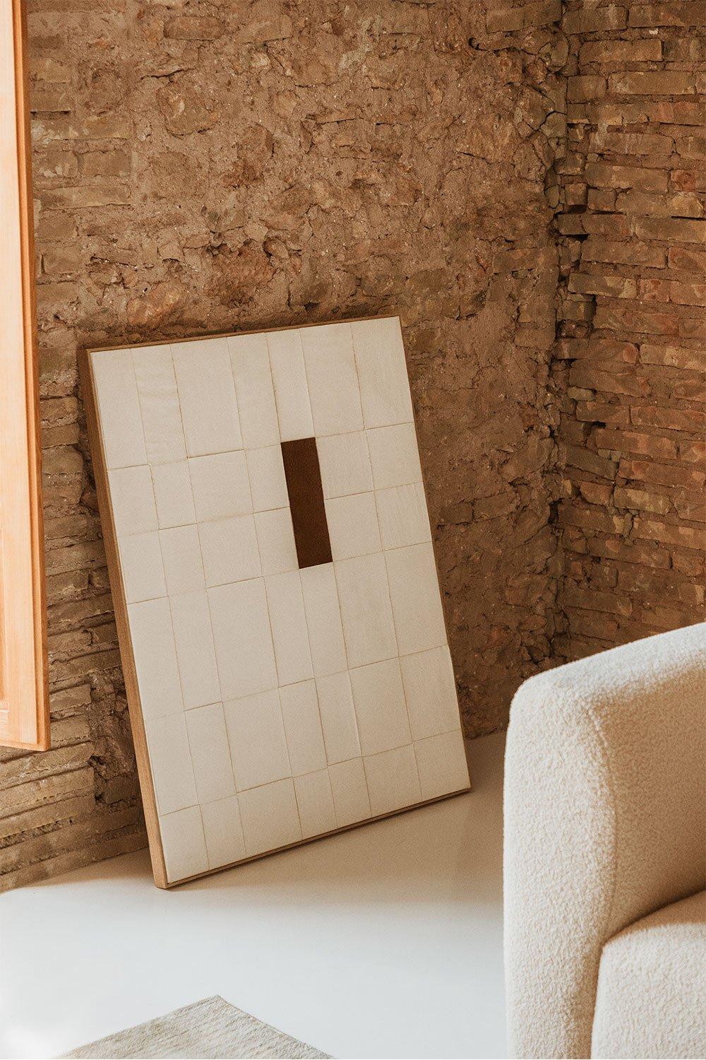 sklum Siralo Pintura Decorativa em Relevo Pintada à Mão (80x100 cm)