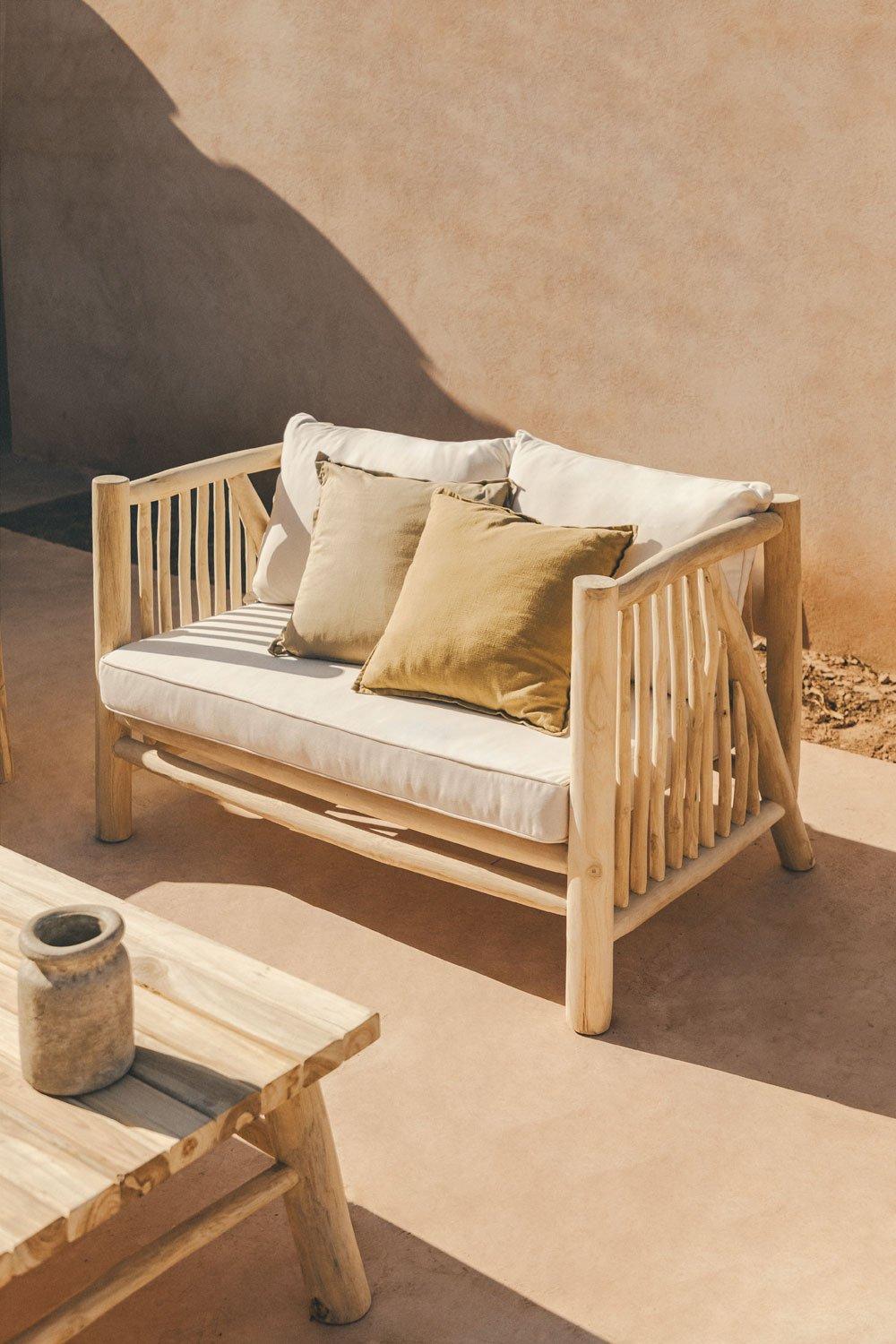 sklum 2-zits tuinbank in teakhout Narel