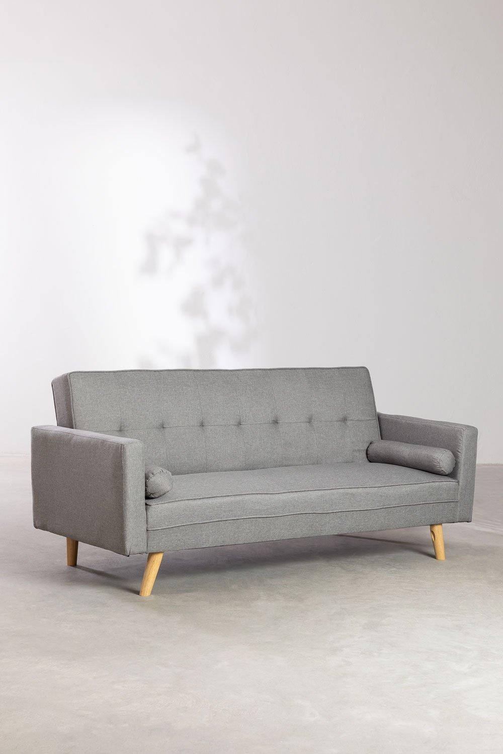 Sklum 3-osobowa Rozkładana Sofa Z Lnu Davir