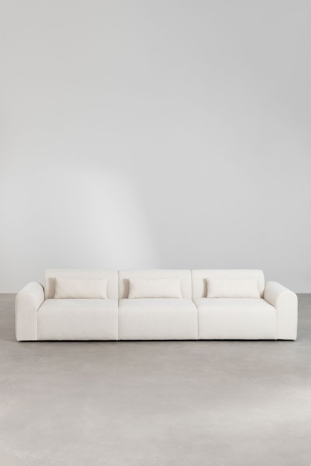 Sklum 3-piece Modular Sofa In Borjan Sheepskin
