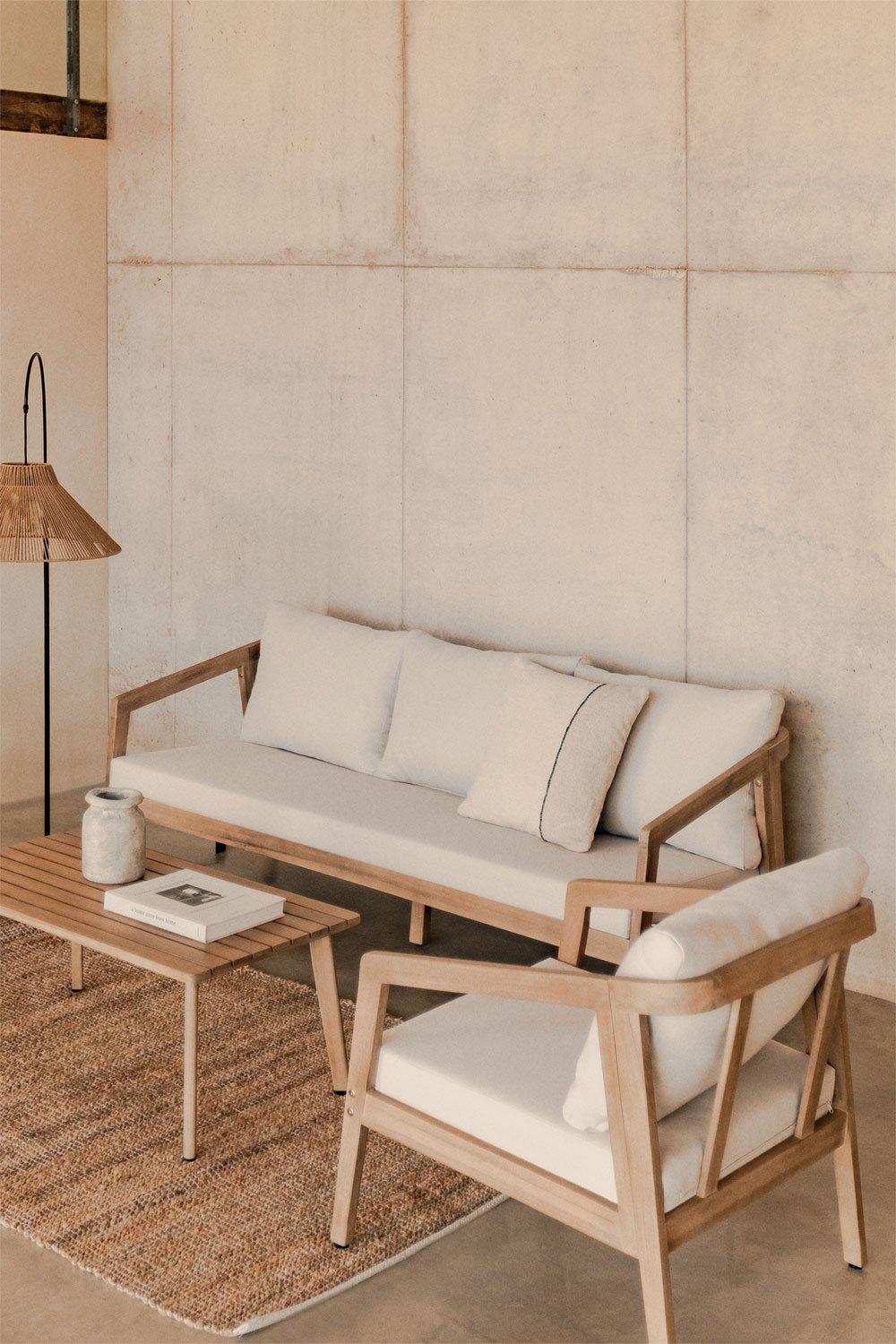 sklum 3-Sitzer-Sofa aus Akazienholz Kaela
