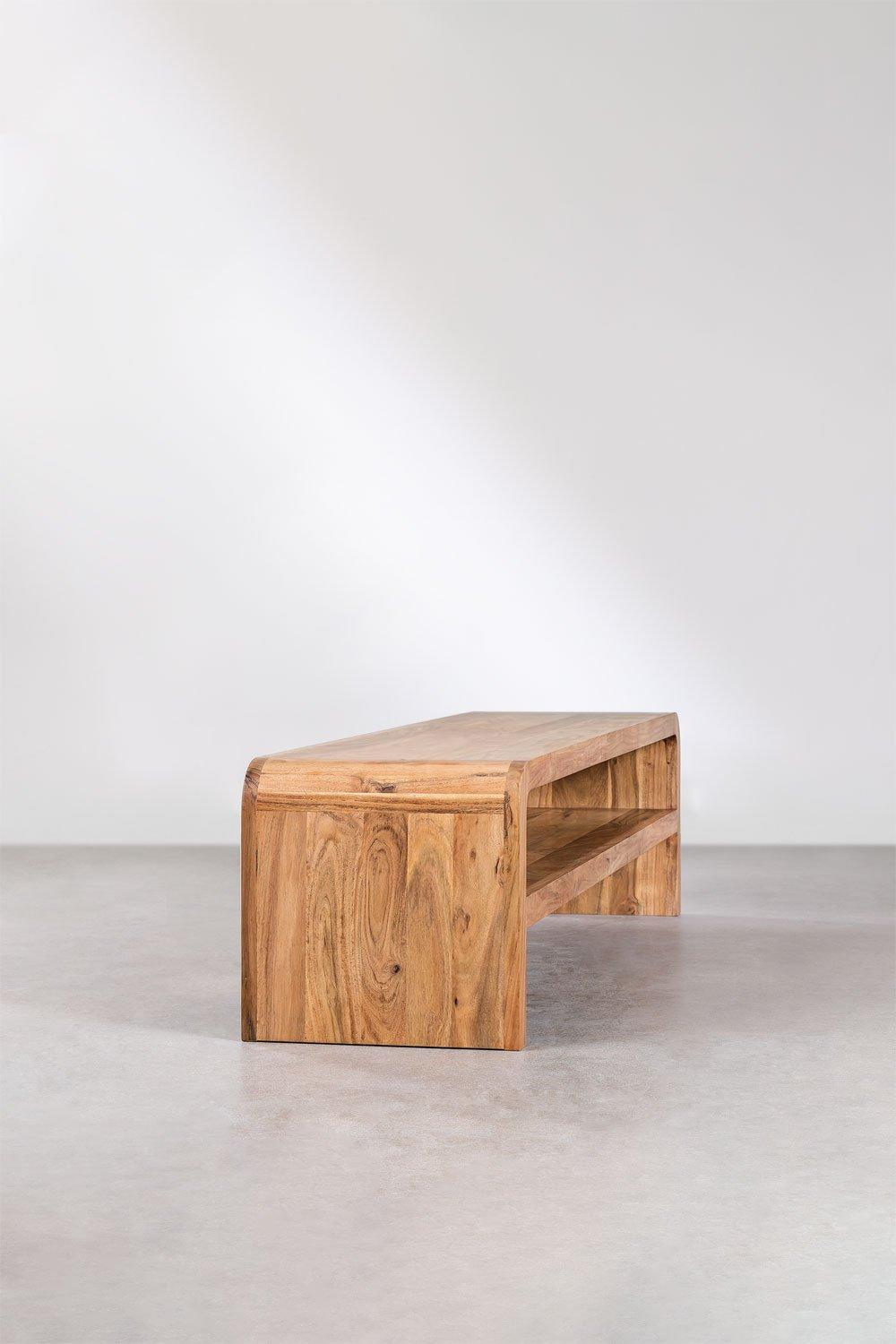 Sklum Acacia Wood TV Cabinet Vacry