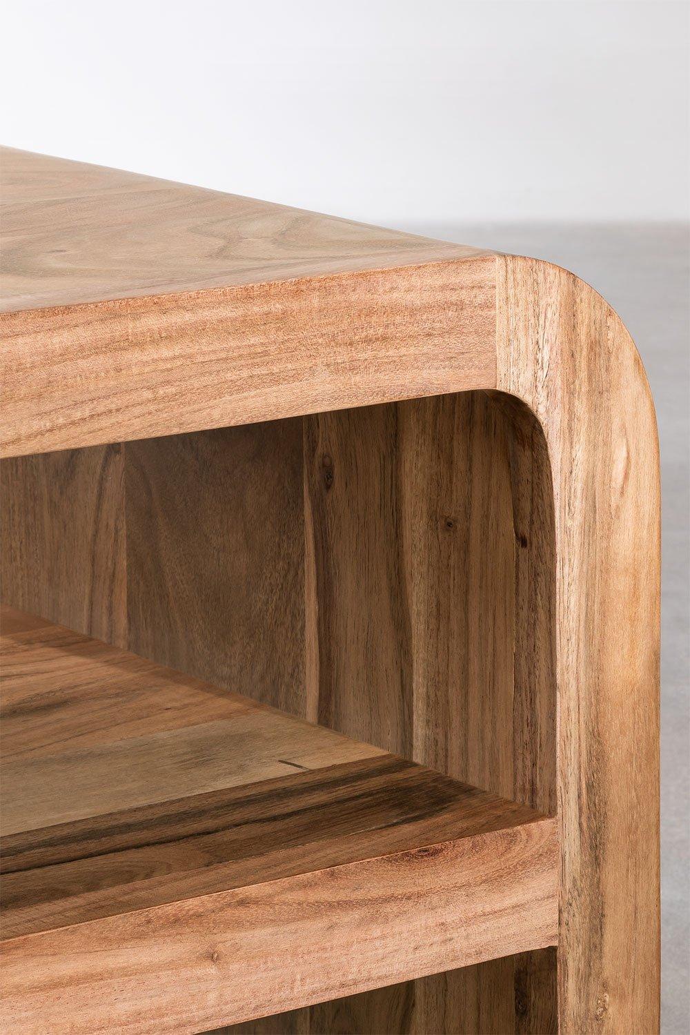 Sklum Acacia Wood TV Cabinet Vacry