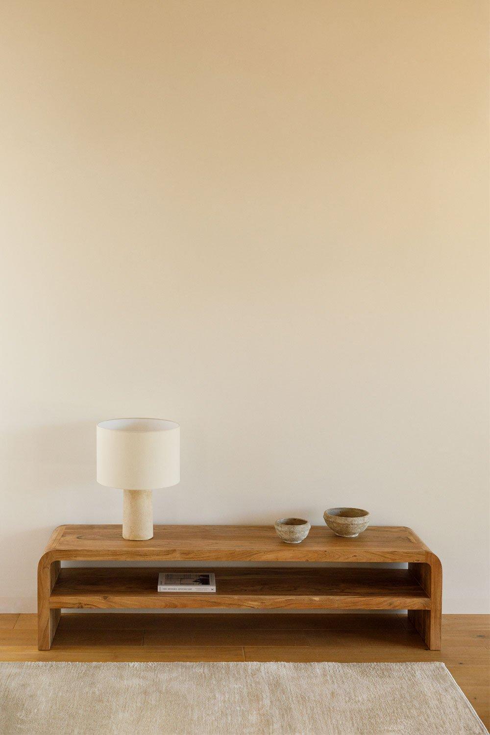 sklum Acacia Wood TV Cabinet Vacry