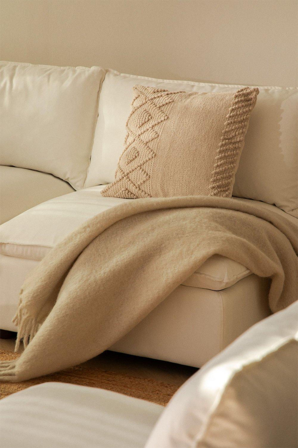 sklum Almofada quadrada de algodão (50x50cm) Gubby