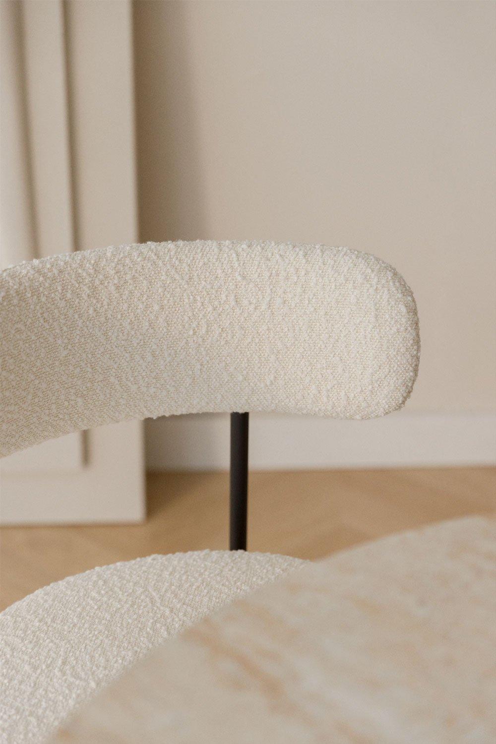 Sklum Anisa Buckle Fabric Dining Chair