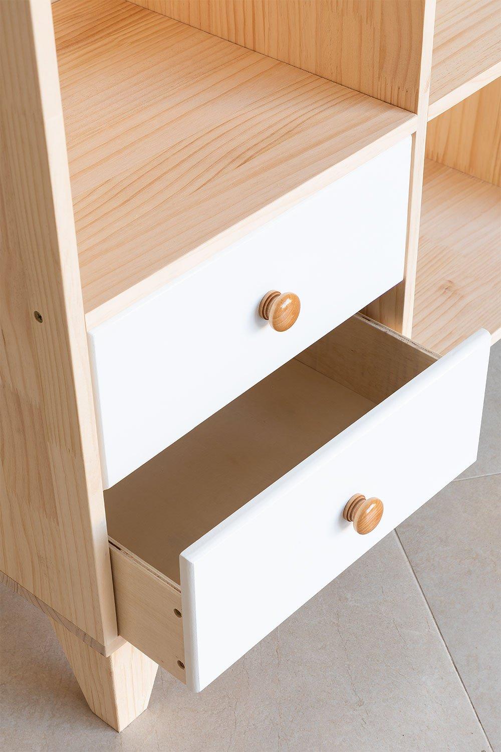 Sklum Armadio In Legno Per Bambini Squadrato