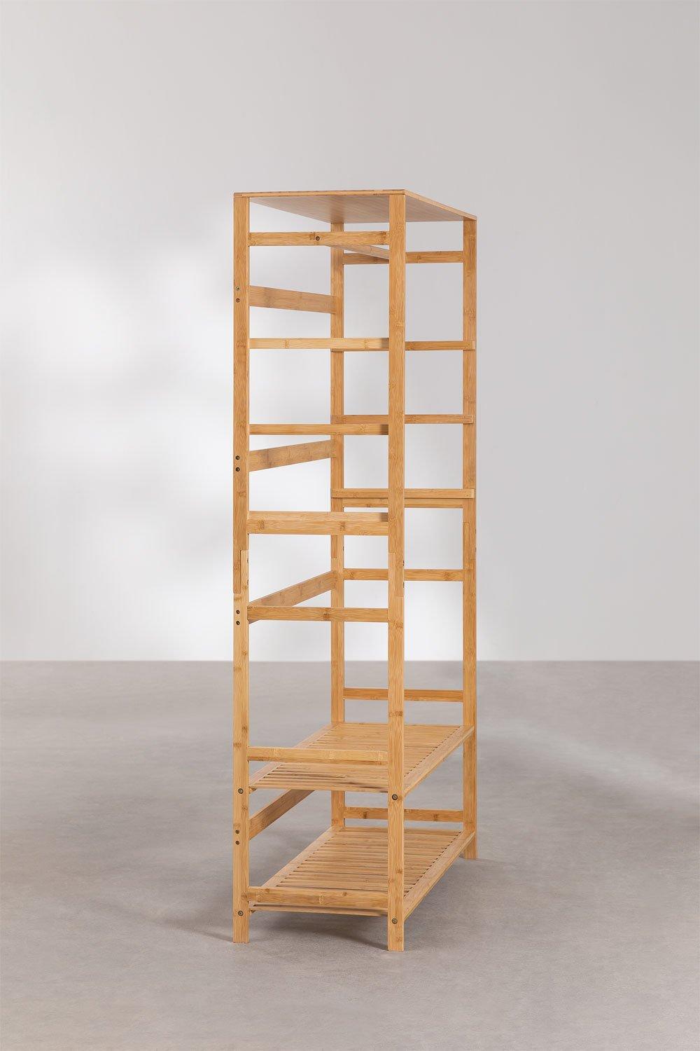 Sklum Armario Abierto En Madera De Bambú Krauford