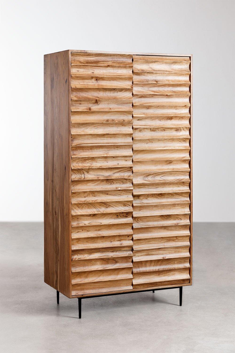 Sklum Armario En Madera De Acacia Petter
