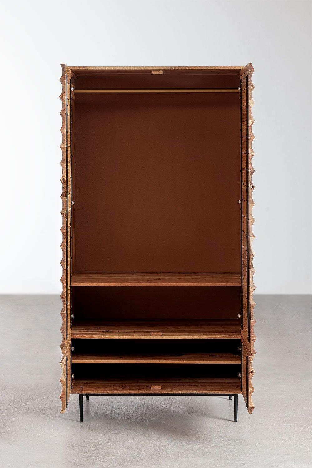 Sklum Armario En Madera De Acacia Petter