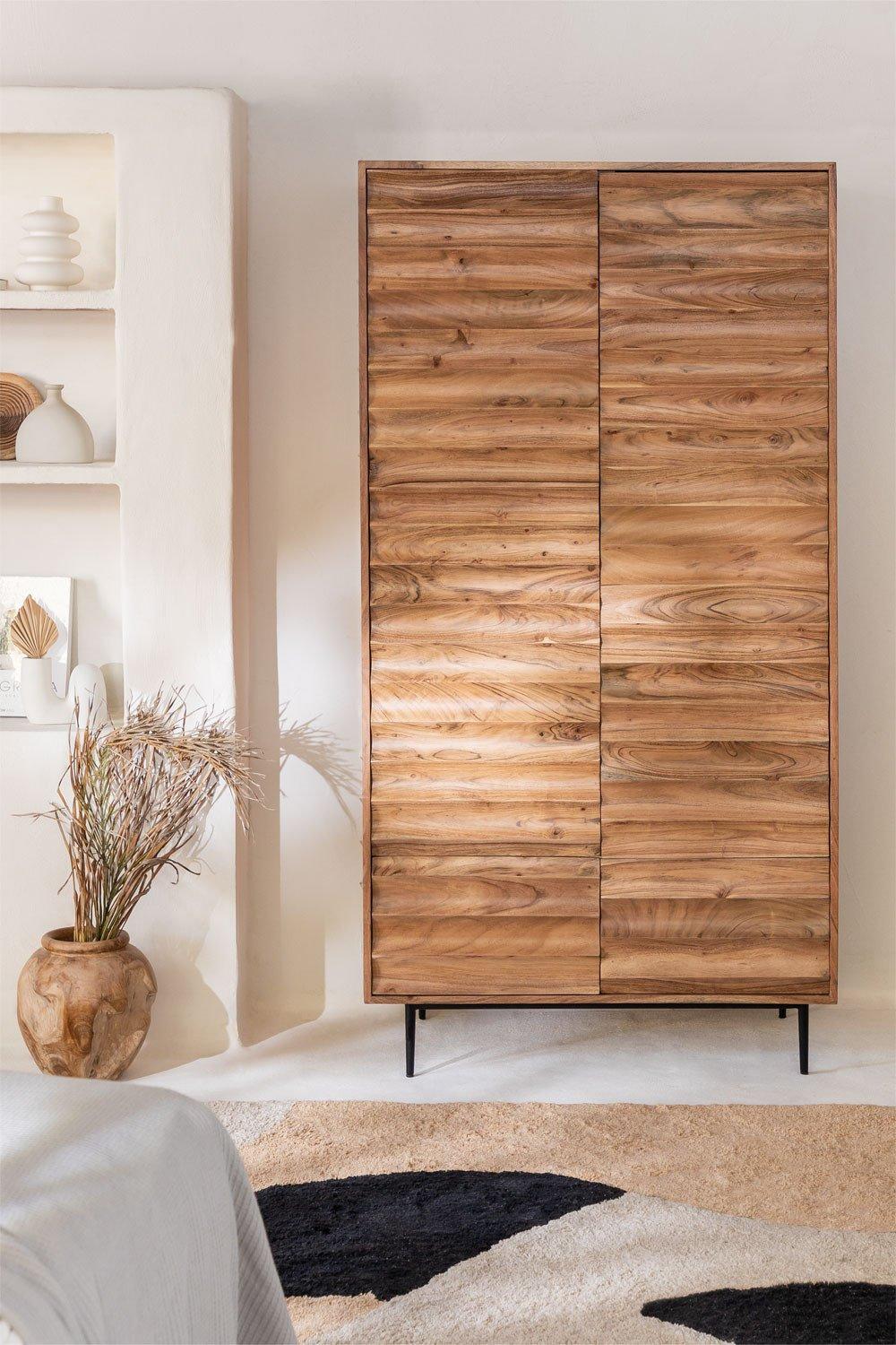 sklum Armario en Madera de Acacia Petter