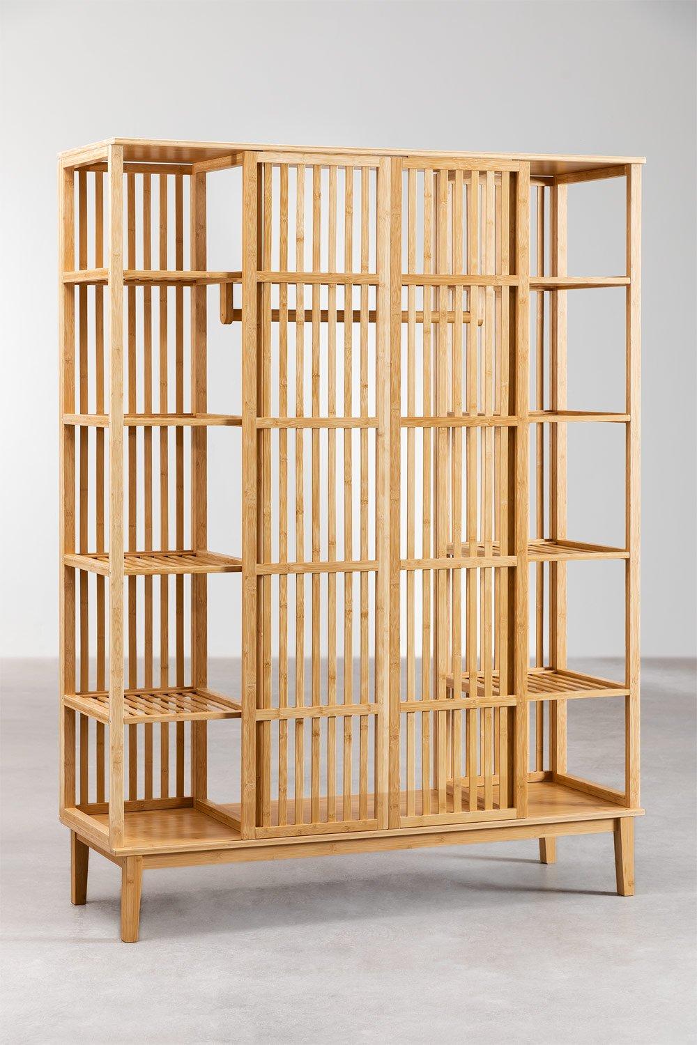 Sklum Armoire Ouverte En Bambou Albin
