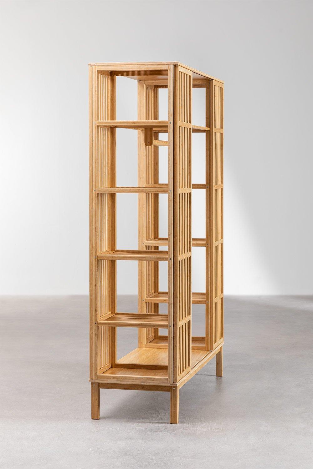 Sklum Armoire Ouverte En Bambou Albin