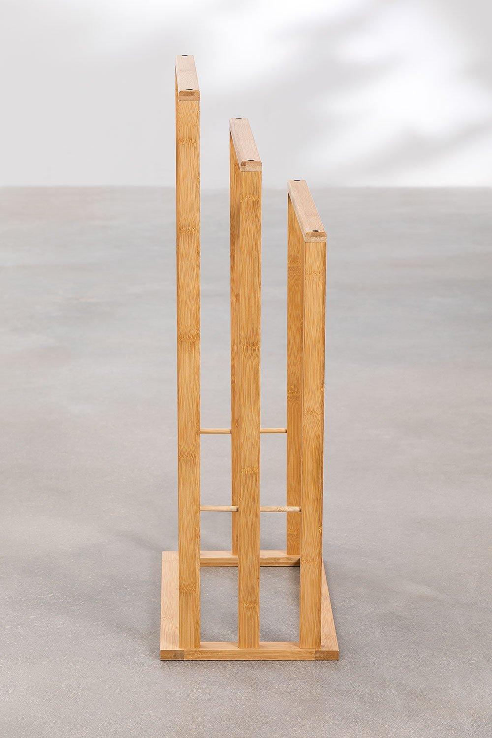Sklum Bamboo Floor Towel Rack Heyki