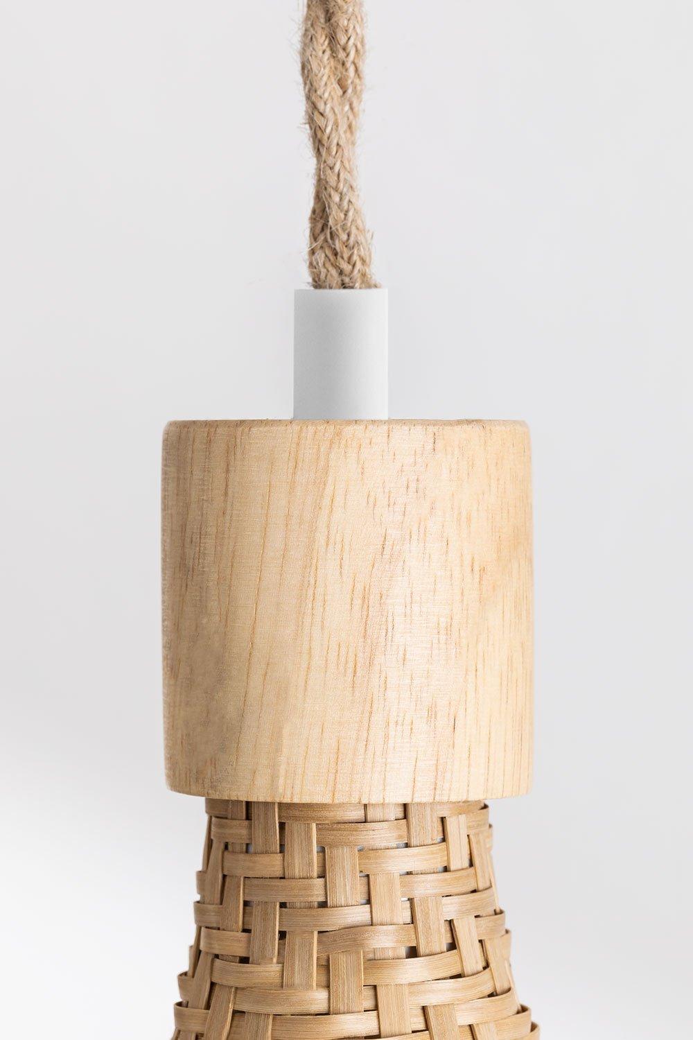 Sklum Bambusowa Lampa Sufitowa Chaifer