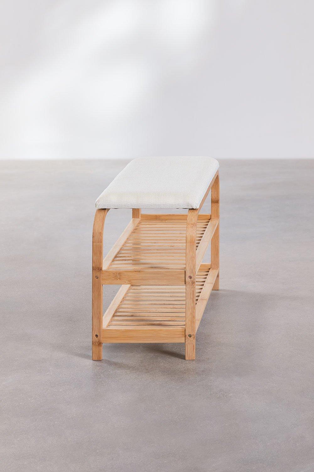Sklum Banco Zapatero En Madera De Bambú Kaupo