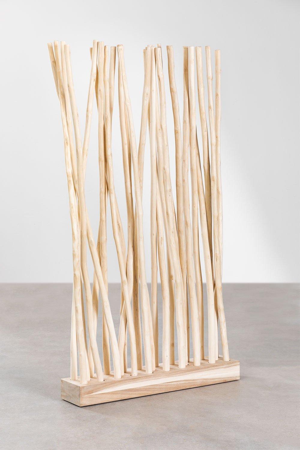 Sklum Biombo En Madera De Teca Narel