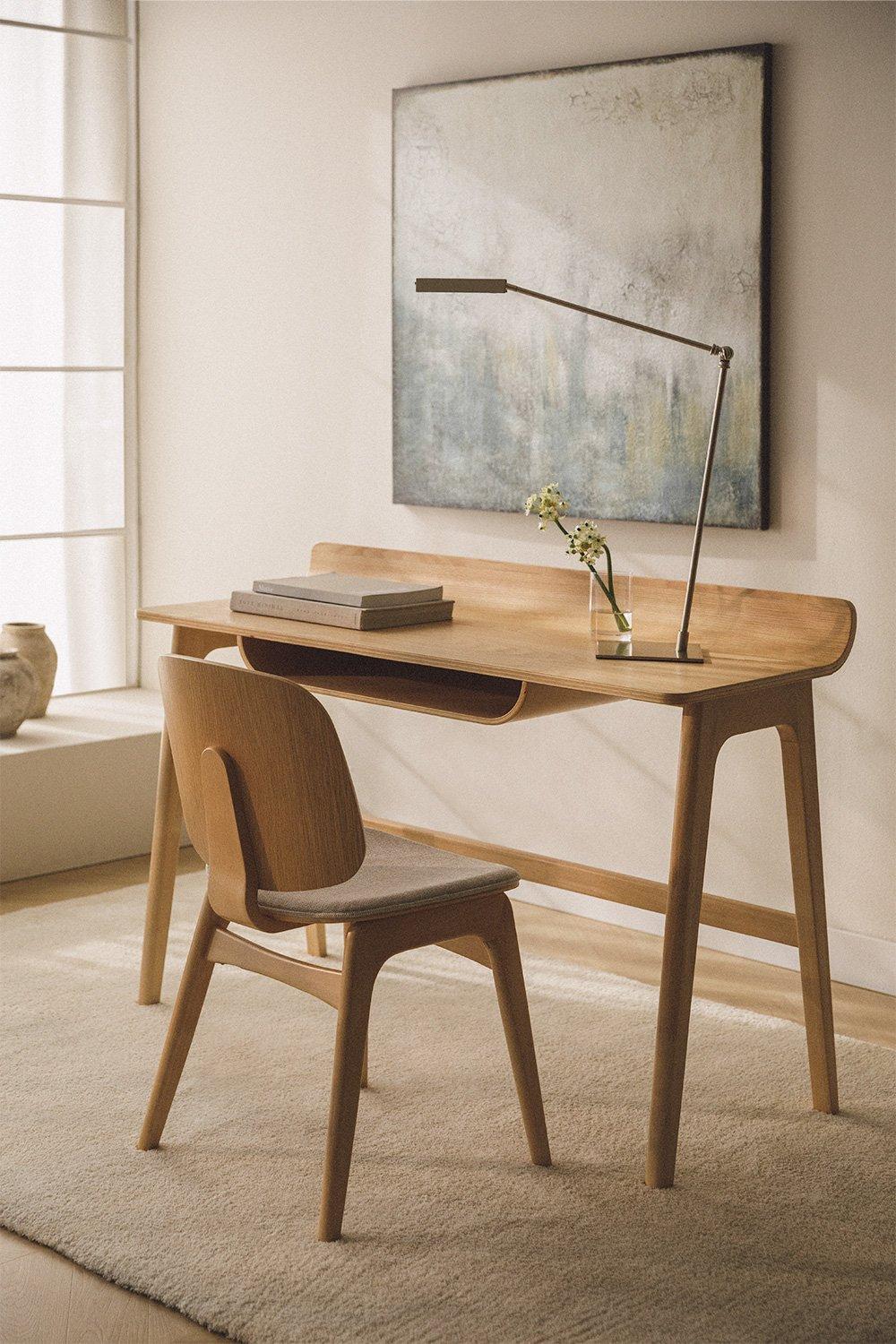 sklum Bureau en bois Colman 120x50 cm