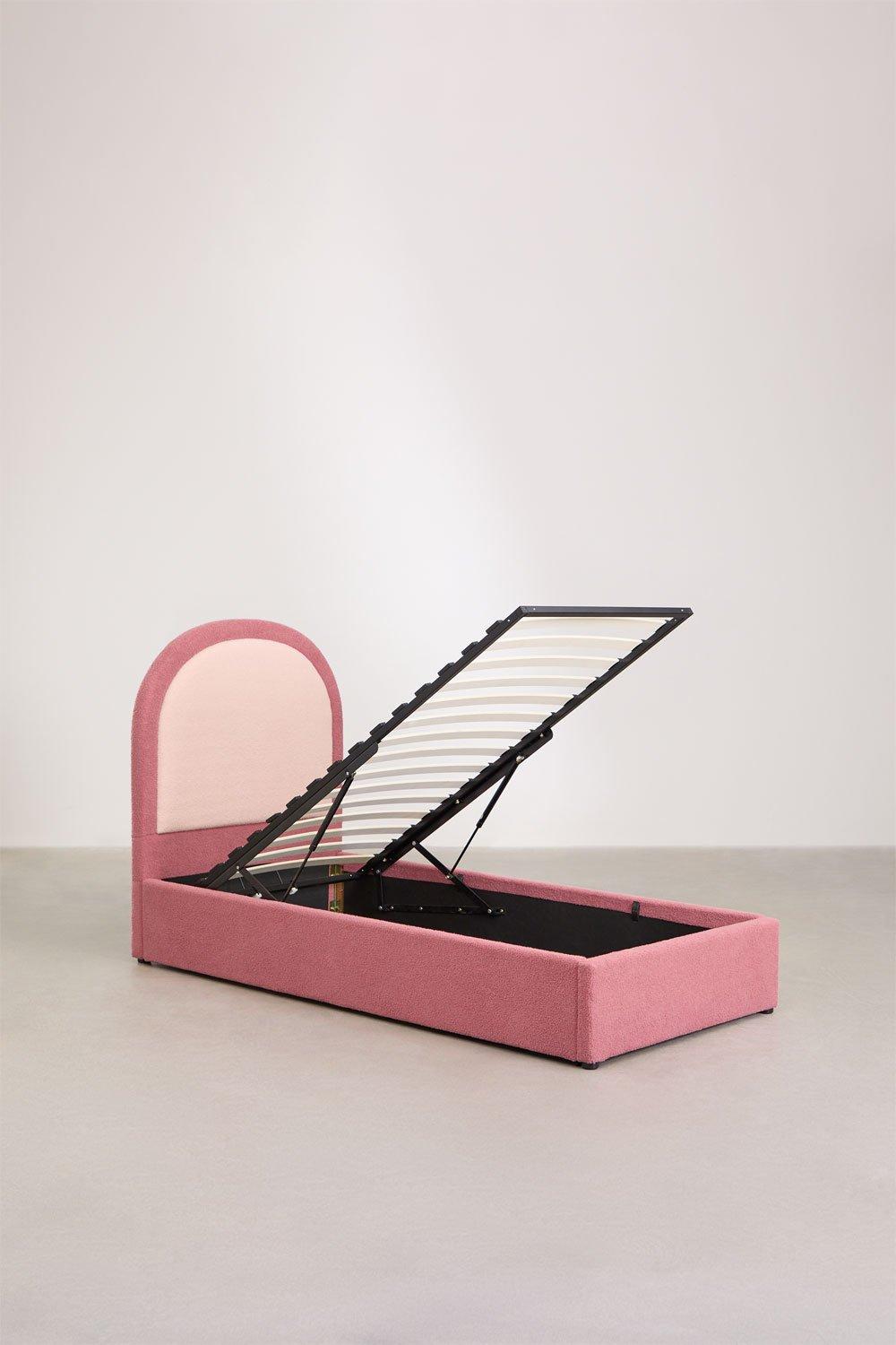 Sklum Cama Con Canapé Abatible En Borreguito Kalwa