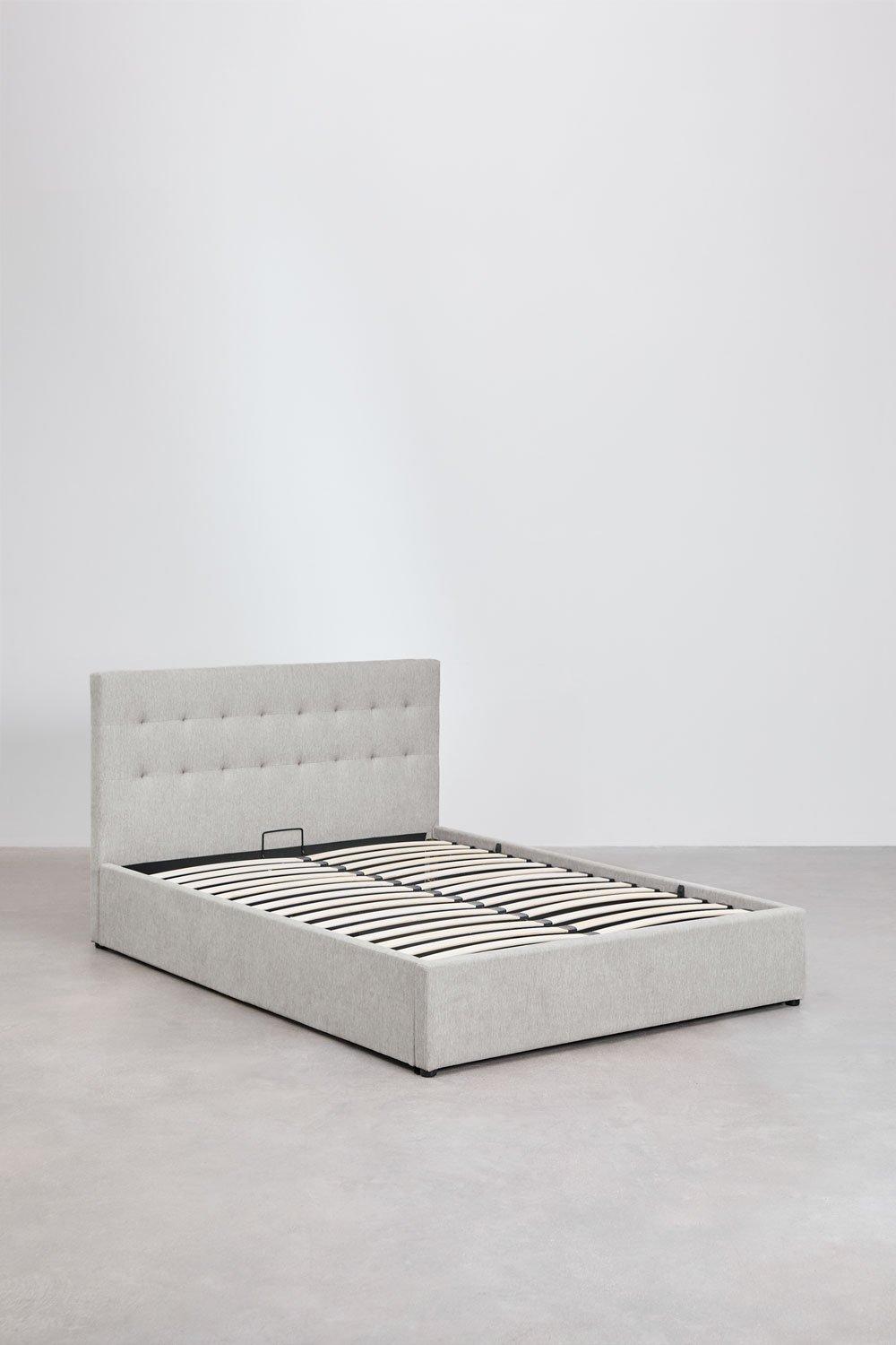 Sklum Cama Tapizada Con Canapé Abatible Abiel