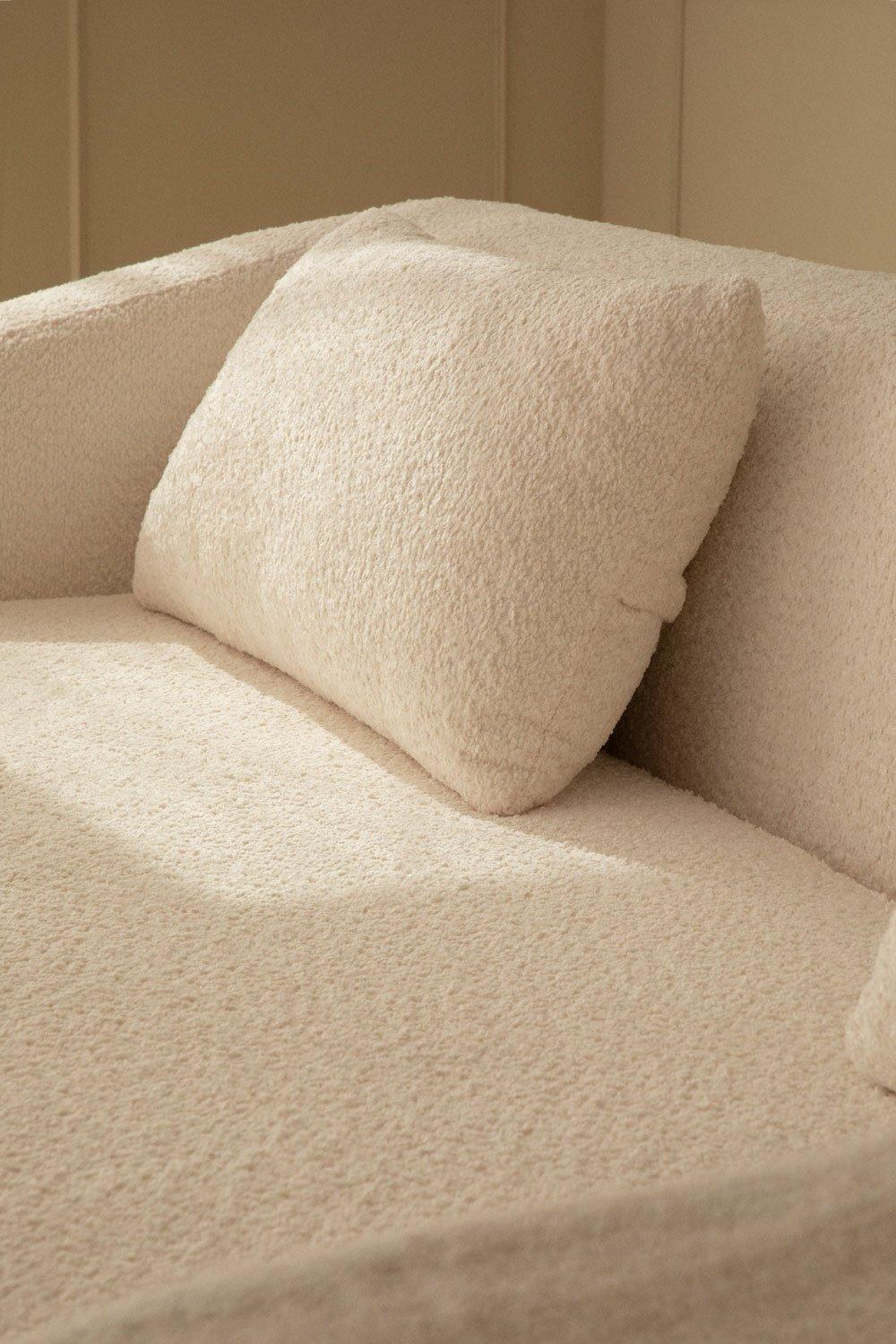 Sklum Canapé-lit 3 Places En Tissu Bouclé Dalila