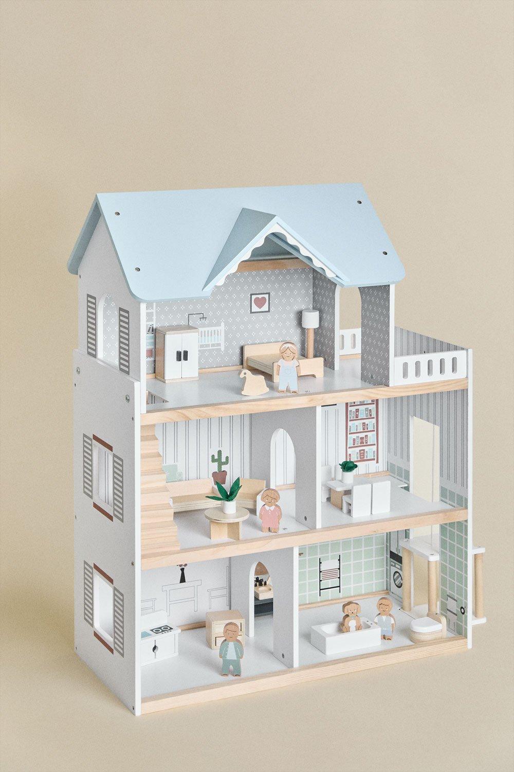 Sklum Casa Delle Bambole In Legno Elizabeth Kids