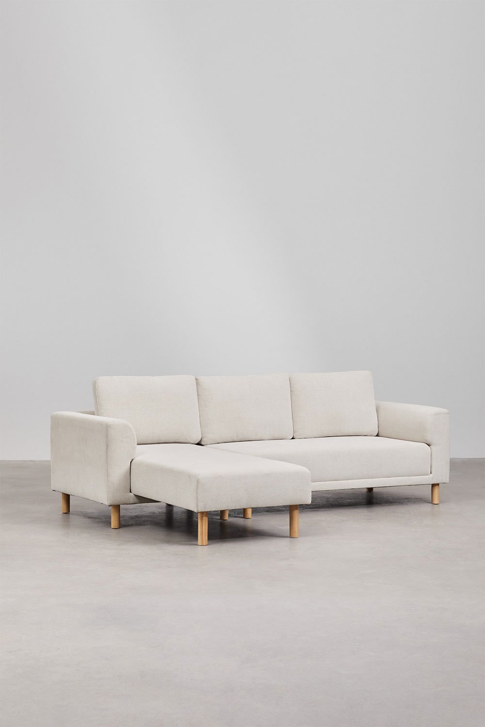 Sklum Caspian 3-Sitzer-Chaiselongue-Sofa