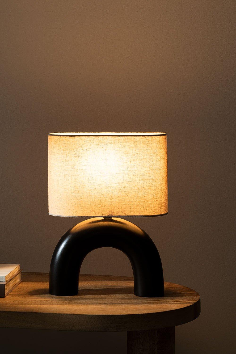 Sklum Ceramiczna Lampa Stołowa Finley