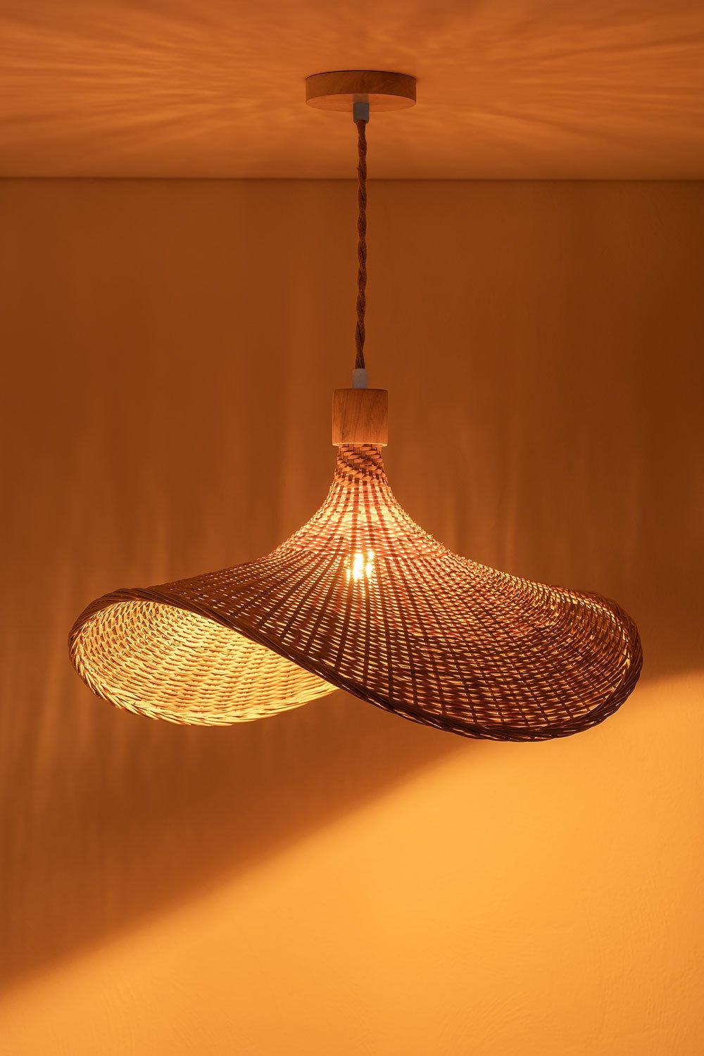 Sklum Chaifer Bamboo Ceiling Lamp