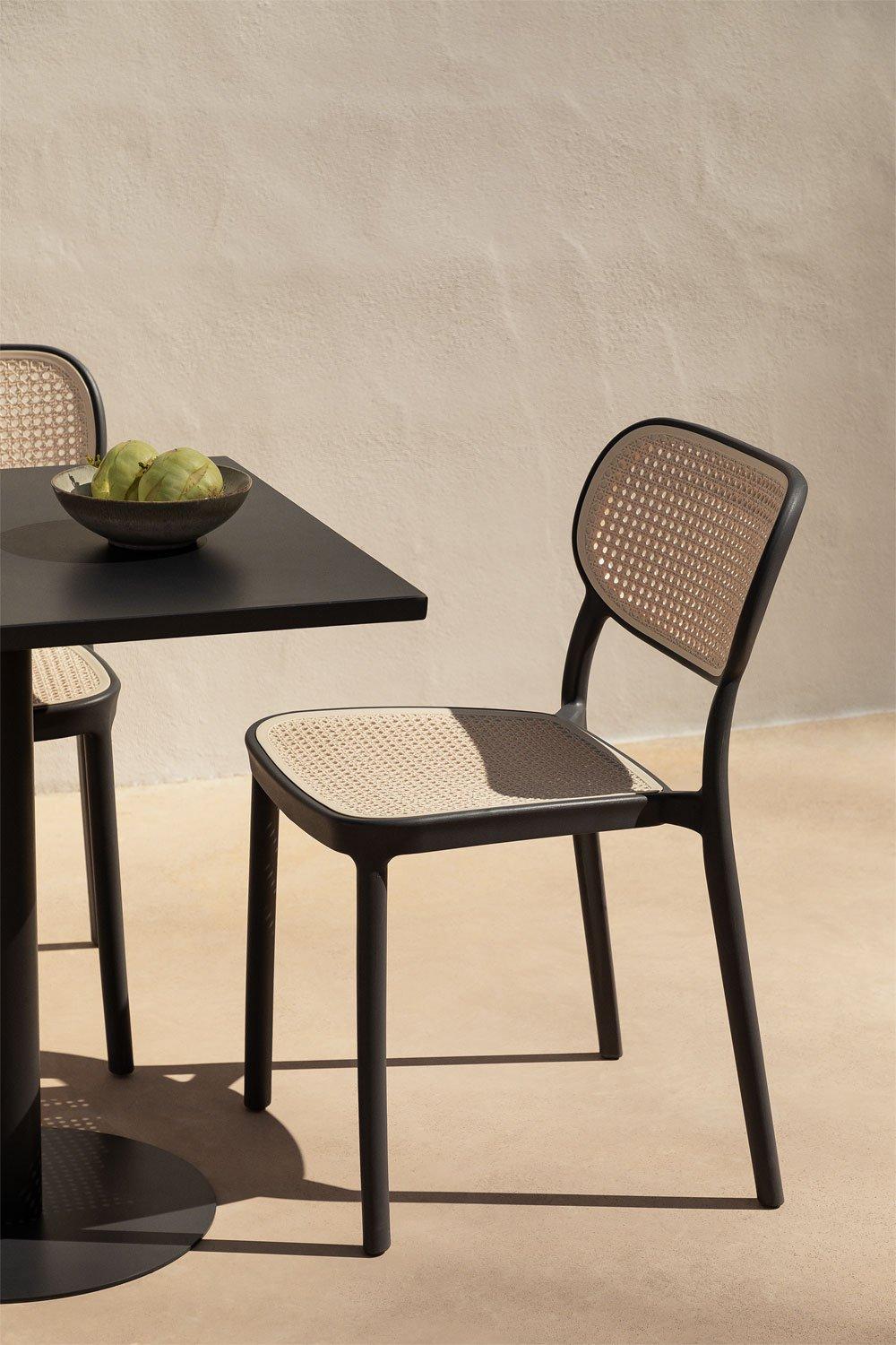 sklum Chaise de jardin empilable Omara