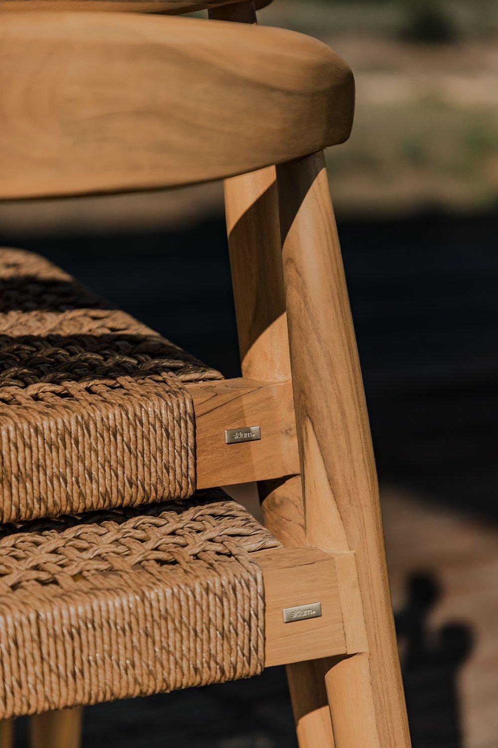 Sklum Chaise De Jardin En Bois De Teck Celle