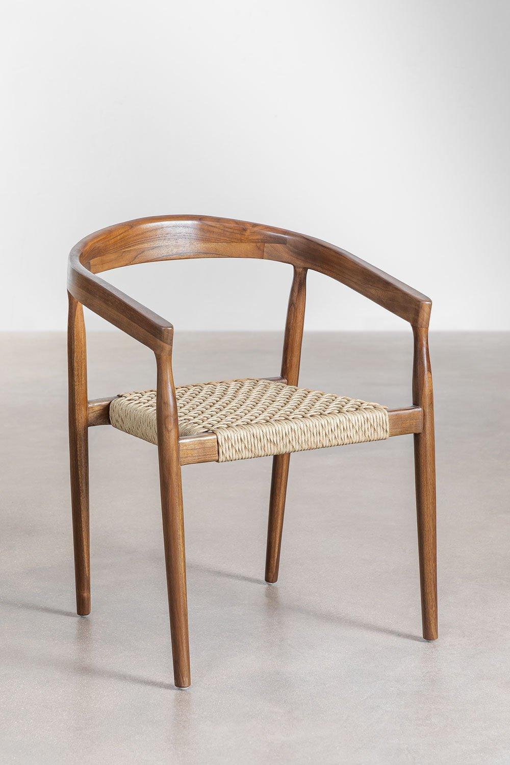 Sklum Chaise De Jardin En Bois De Teck Visby