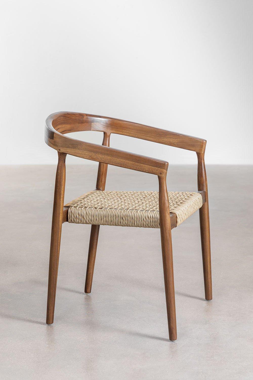 Sklum Chaise De Jardin En Bois De Teck Visby