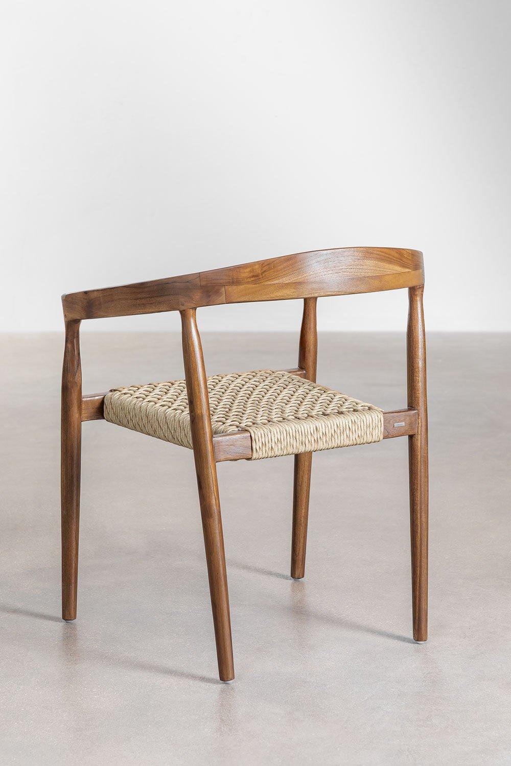 Sklum Chaise De Jardin En Bois De Teck Visby