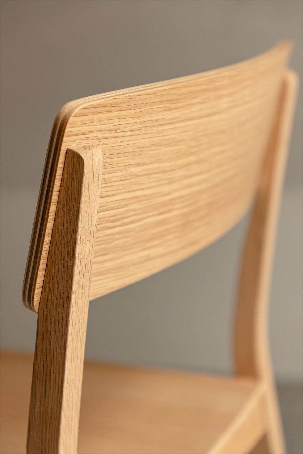 Sklum Chaise De Salle à Manger En Bois D'ombre