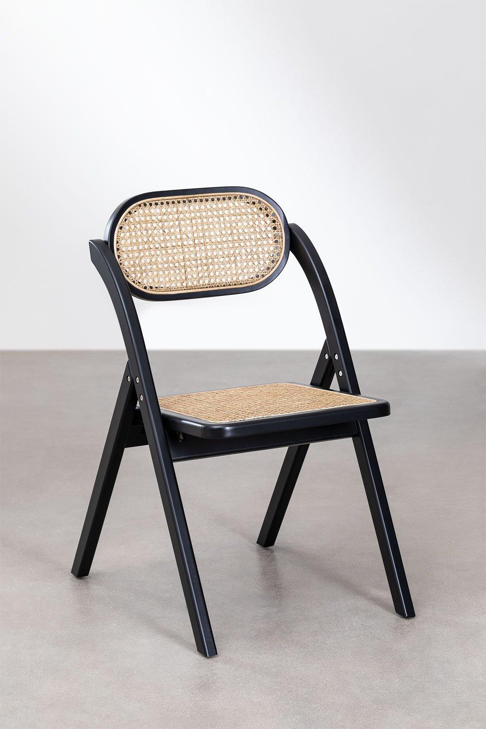Sklum Chaise De Salle à Manger Pliante En Bois Sia