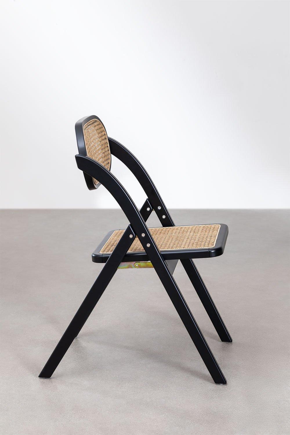 Sklum Chaise De Salle à Manger Pliante En Bois Sia