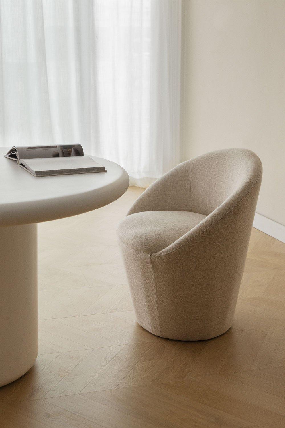 sklum Chaise de salle à manger rembourrée Leandro