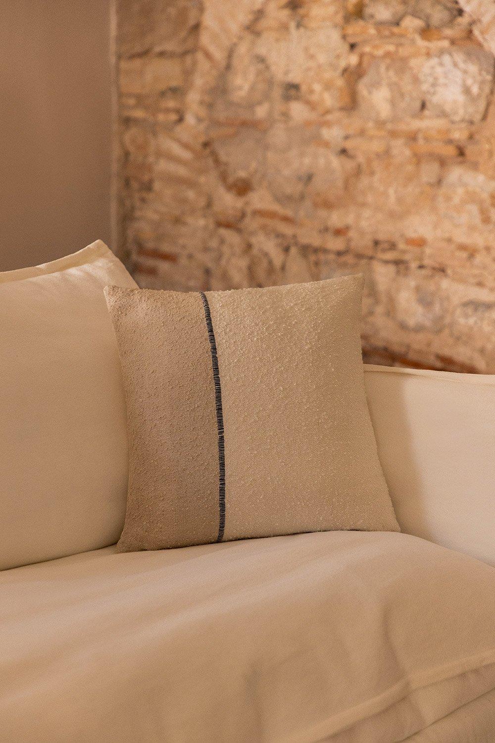 sklum Cojín cuadrado de algodón (45x45 cm) Louisa