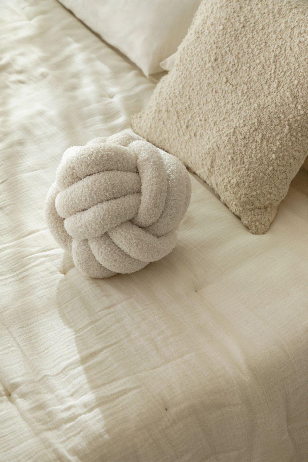 Sklum Cojín En Borreguito (Ø25 Cm) Ibona