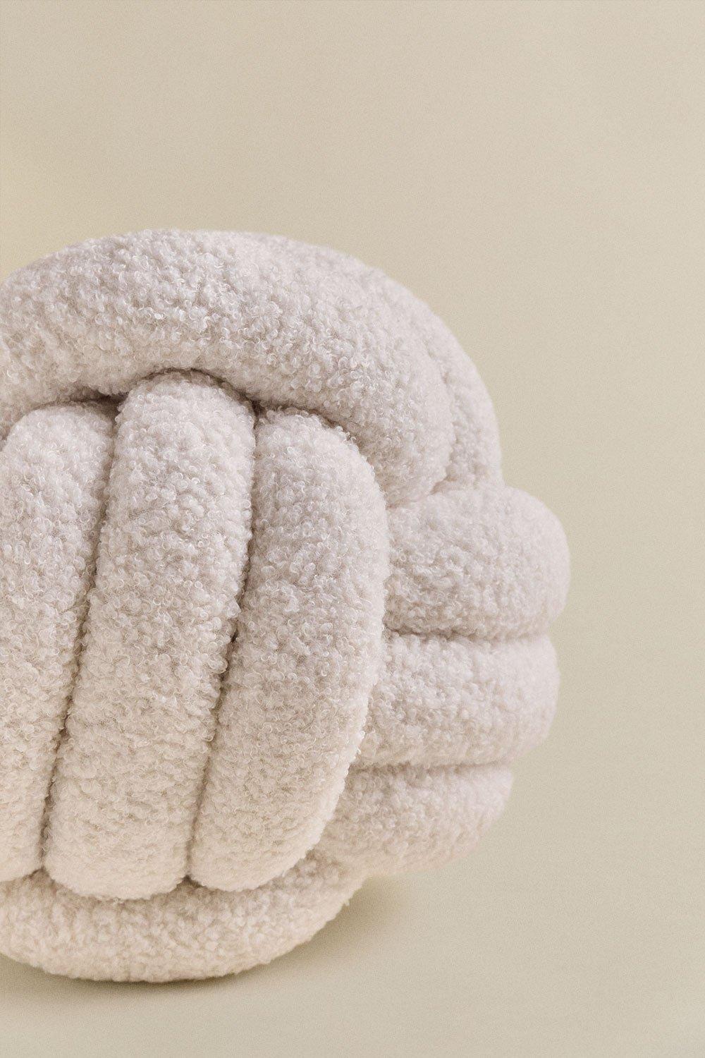 Sklum Cojín En Borreguito (Ø25 Cm) Ibona