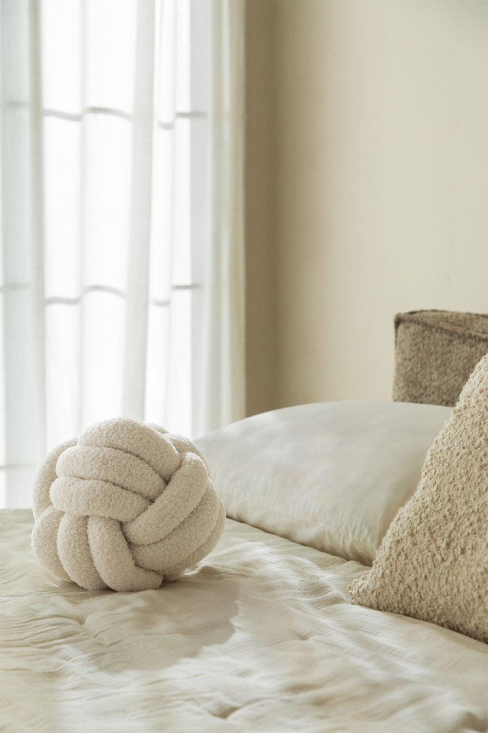 sklum Cojín en borreguito (Ø25 cm) Ibona