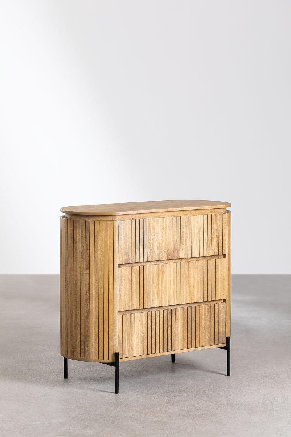 Sklum Commode à Tiroirs En Manguier Analis